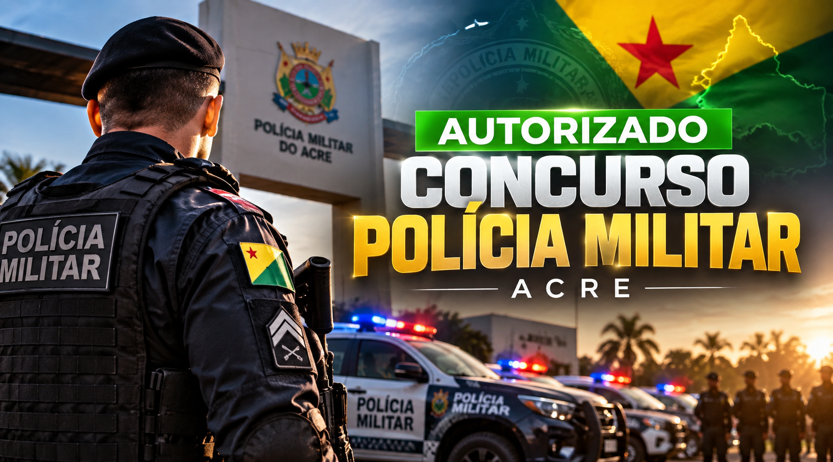 AUTORIZADO! Concurso da Polícia Militar do Estado do Acre 2026