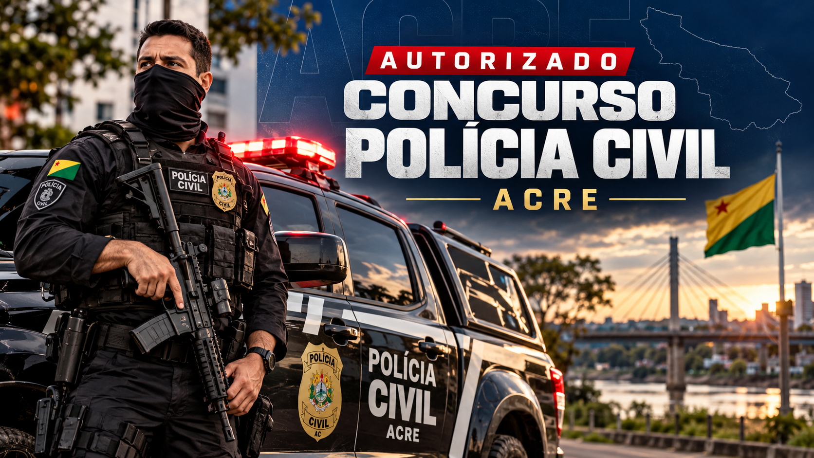 AUTORIZADO! Concurso da Polícia Civil do Estado do Acre