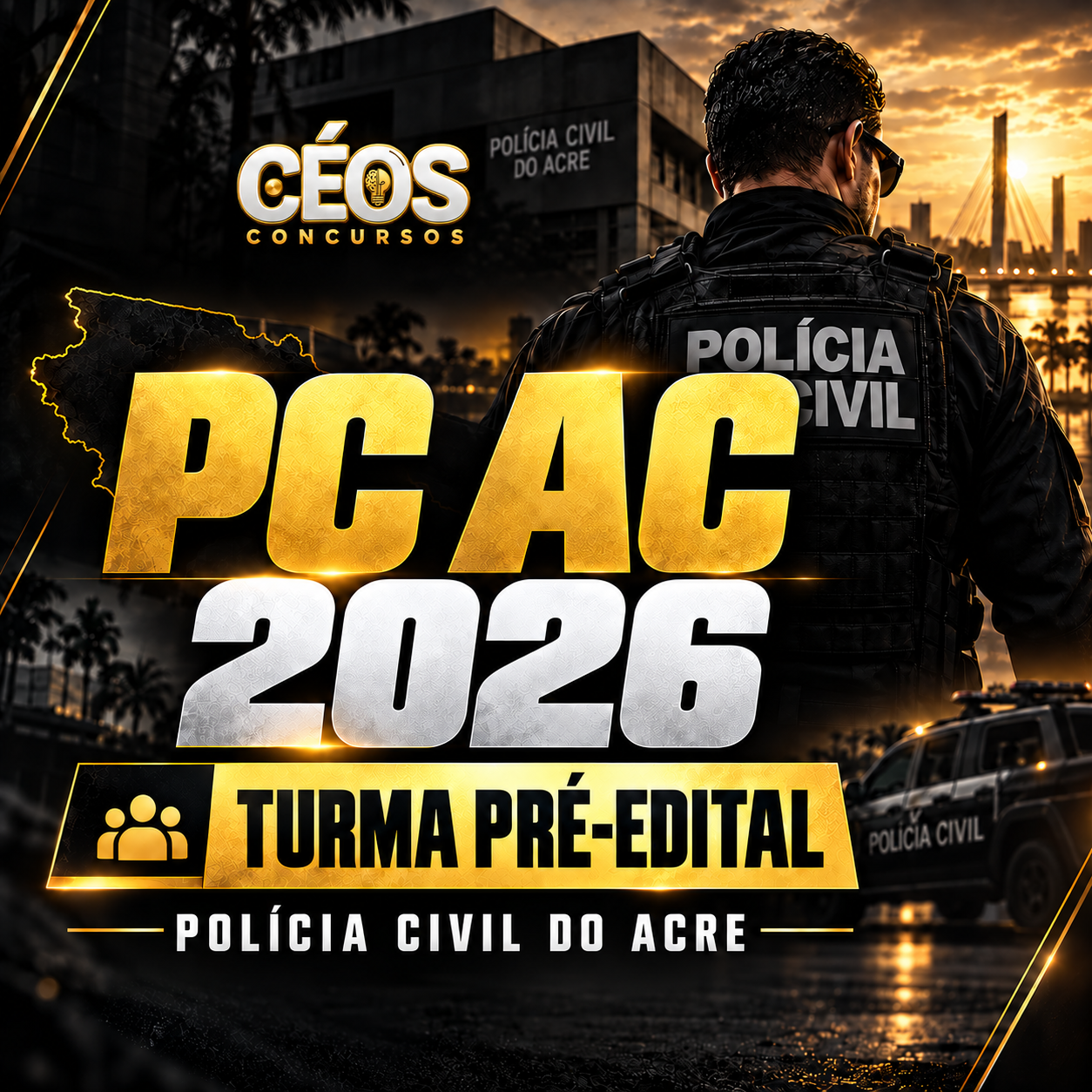 PC AC 2026 – Turma Pré-Edital